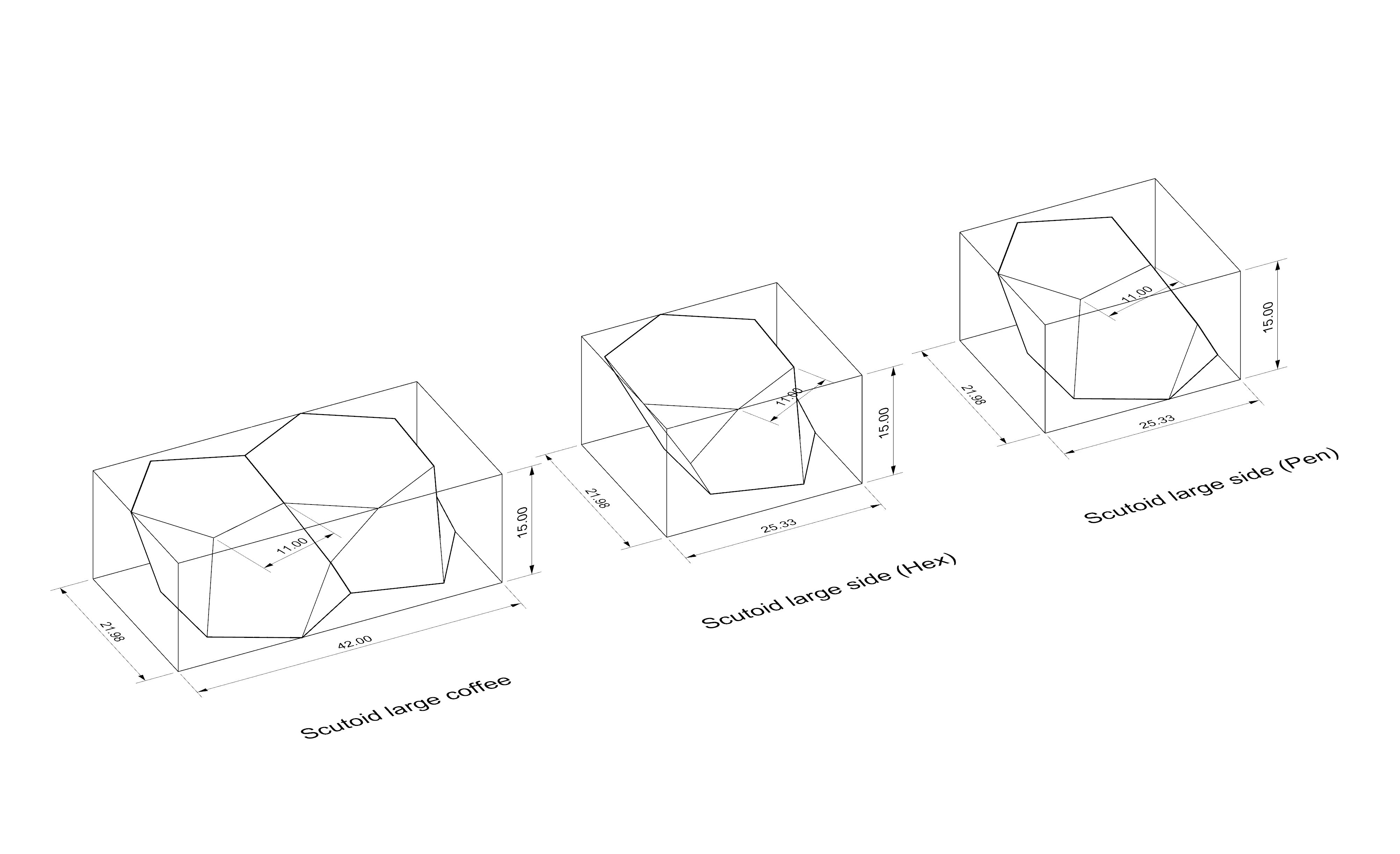 Scutoid Modular Coffee Table