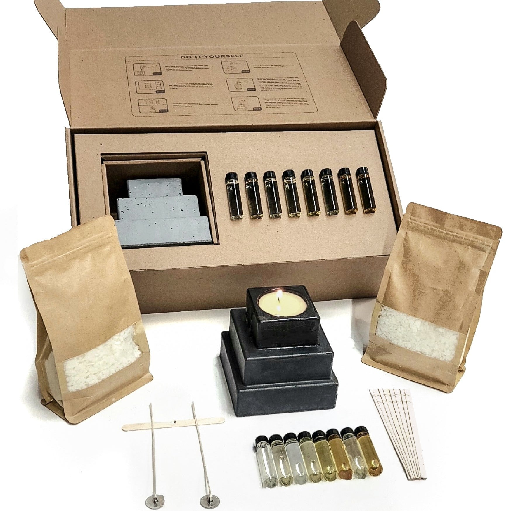 Ziggurat DIY Candle Kit